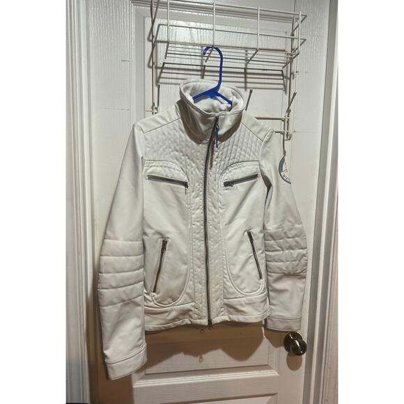 NAPAPIJRI GEOGRAPHIC Winter Passion women's M full zip Lined jacket - Picture 1 of 9